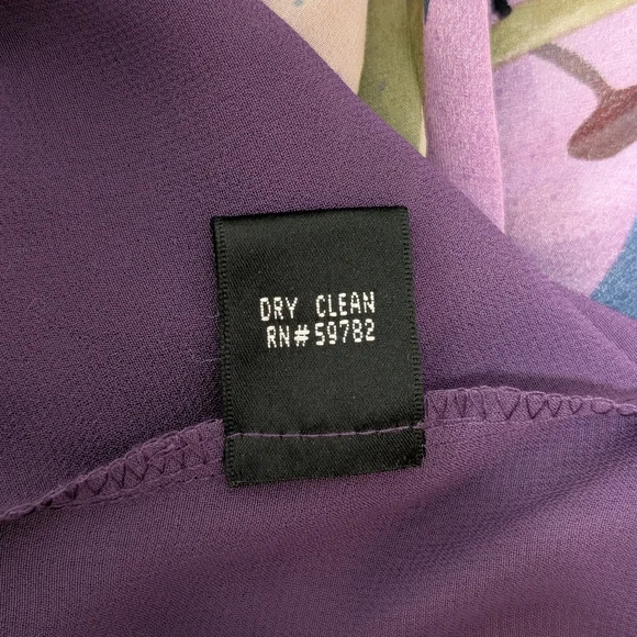 Adrianna Papell 100% Silk Floral Dress Sleevless - Picture 7 of 7